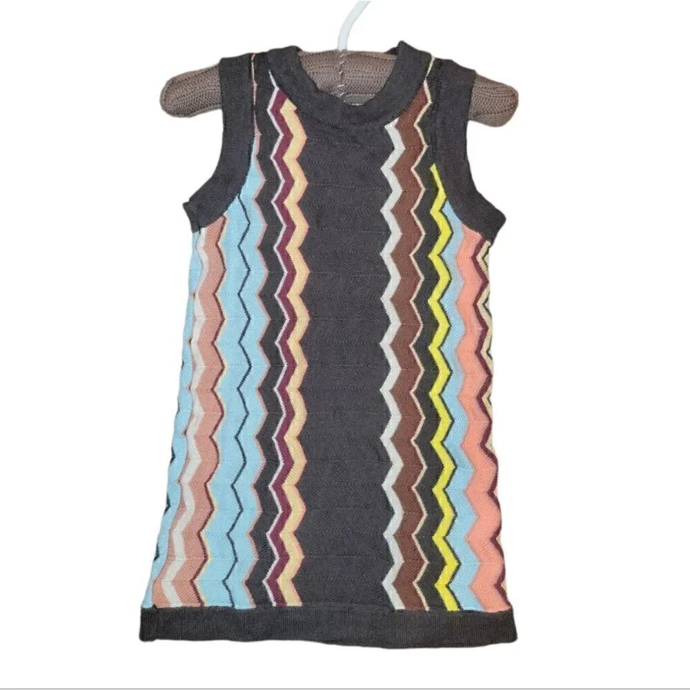 Missoni X Target Girls Zig Zag Crewneck Sweater Dress 18M